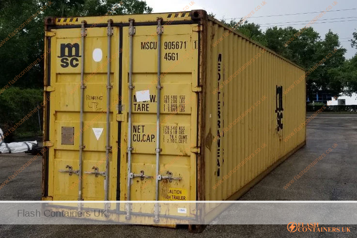 Ft Hc Used Shipping Containers High Cube Wind And Watertight Ipswich