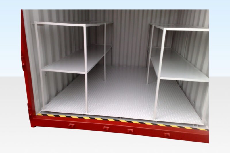 Buy 10 X 8FT Flat Floor Bunded Store - Image 4